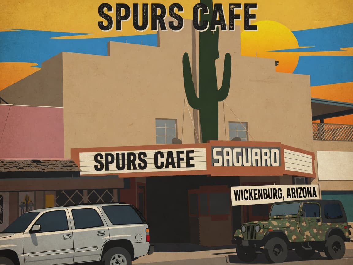 El histórico Sahuaro Theatre en Wickenburg, una parada clásica en el desierto