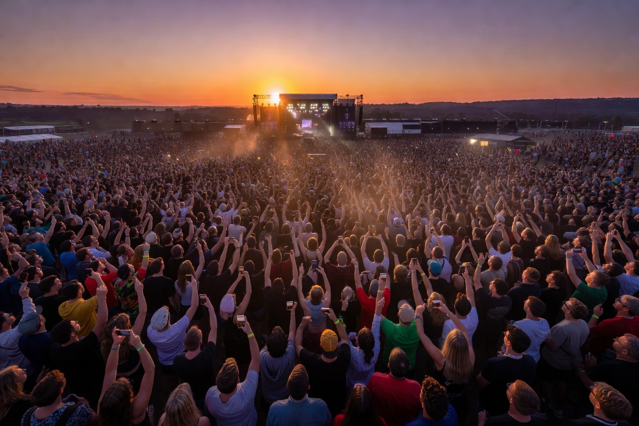 The scale of 50,000 people in one place