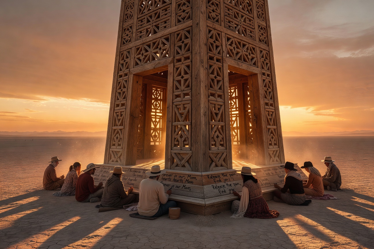 The Temple -- grief, gratitude, and fire